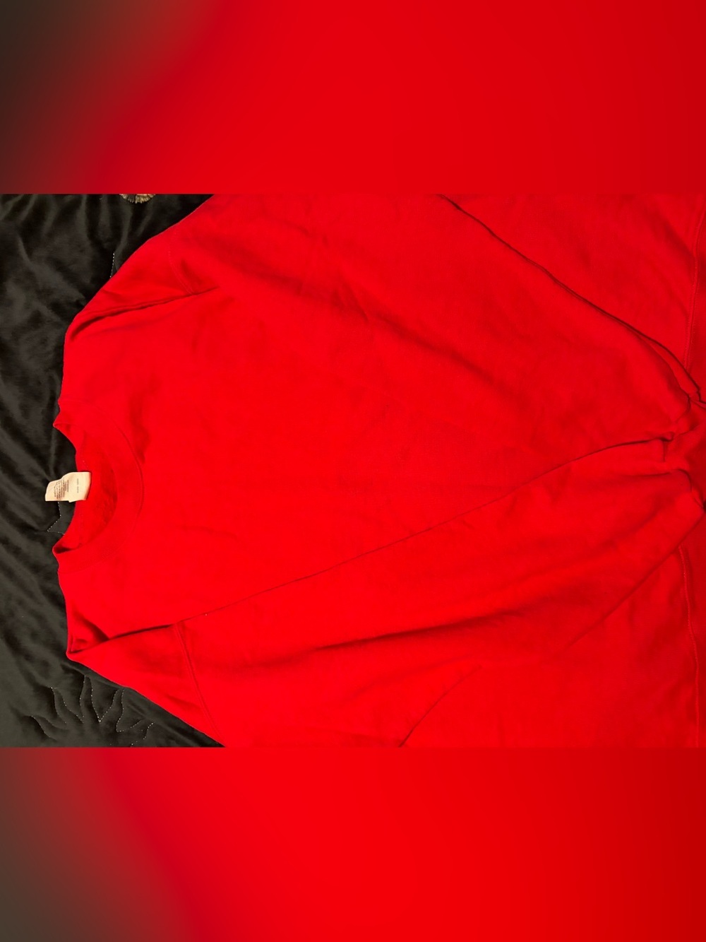 Vintage Hanes Red EcoSmart Crewneck Top